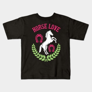 Horse Love Kids T-Shirt